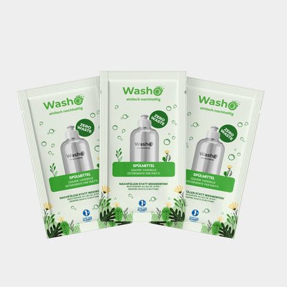 Washo Spülmittel Set mit Bürste - washo.ch