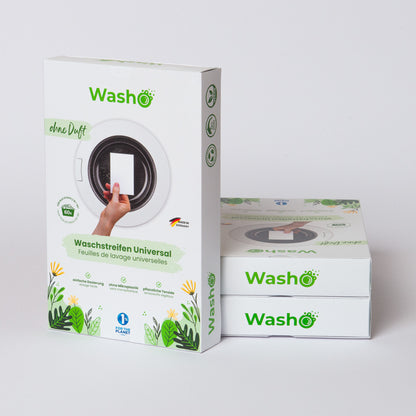 Washo Waschstreifen ohne Duft 3 Boxen - washo.ch