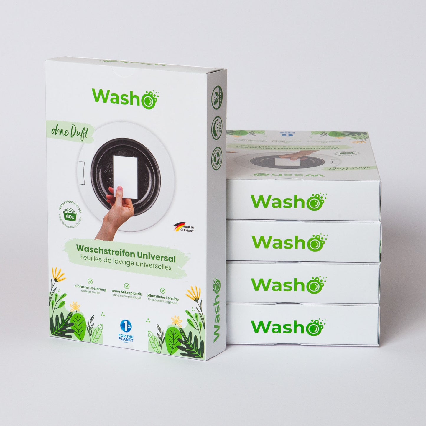 Washo Waschstreifen ohne Duft 5 Boxen - washo.ch