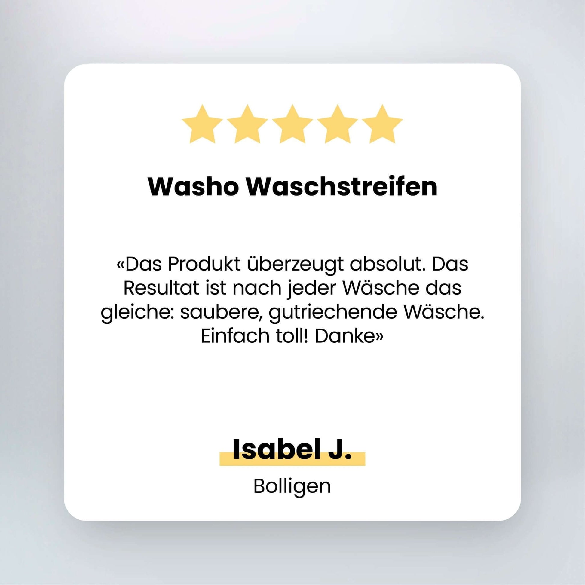 Washo Waschstreifen Sensitive - washo.ch