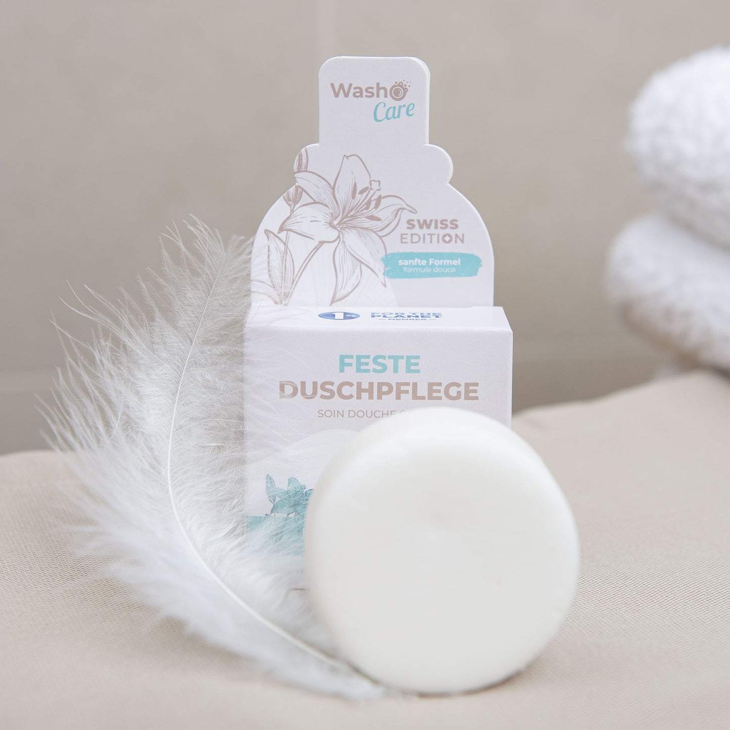 Washo Care Swiss Edition Feste Duschpflege Sensitive - washo.ch